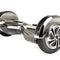 Black 8" Chrome Swegway Hoverboard (Bluetooth)