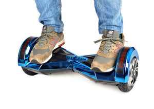 Blue 8" Chrome Swegway Hoverboard (Bluetooth)