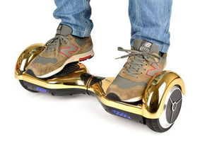 Gold 6" Chrome Swegway Hoverboard (Bluetooth)