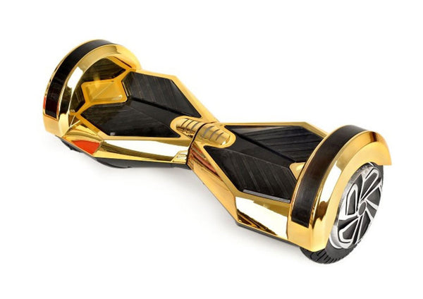 Gold 8" Chrome Swegway Hoverboard (Bluetooth)