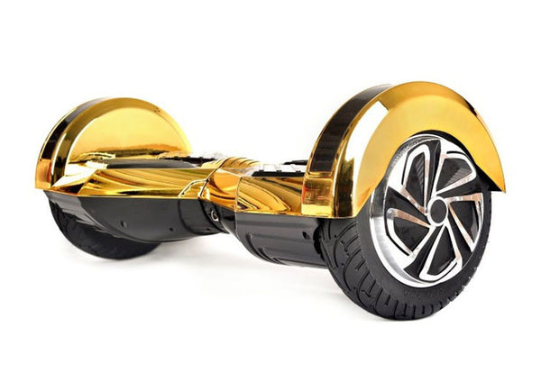 Gold 8" Chrome Swegway Hoverboard (Bluetooth)