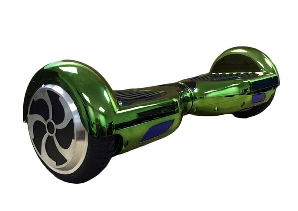 Green 6" Chrome Swegway Hoverboard (Bluetooth)