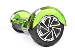 Green 8" Chrome Swegway Hoverboard (Bluetooth)