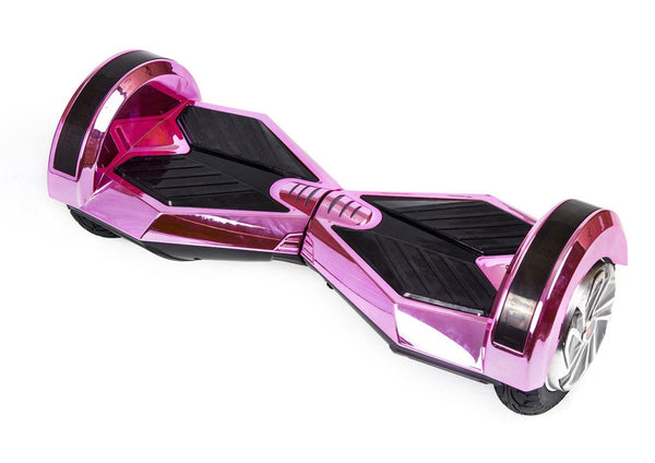 Pink 8" Chrome Swegway Hoverboard (Bluetooth)