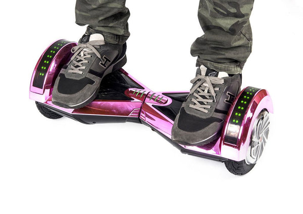 Pink 8" Chrome Swegway Hoverboard (Bluetooth)