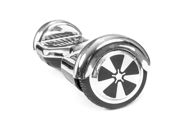 Silver 6" Chrome Swegway Hoverboard (Bluetooth)