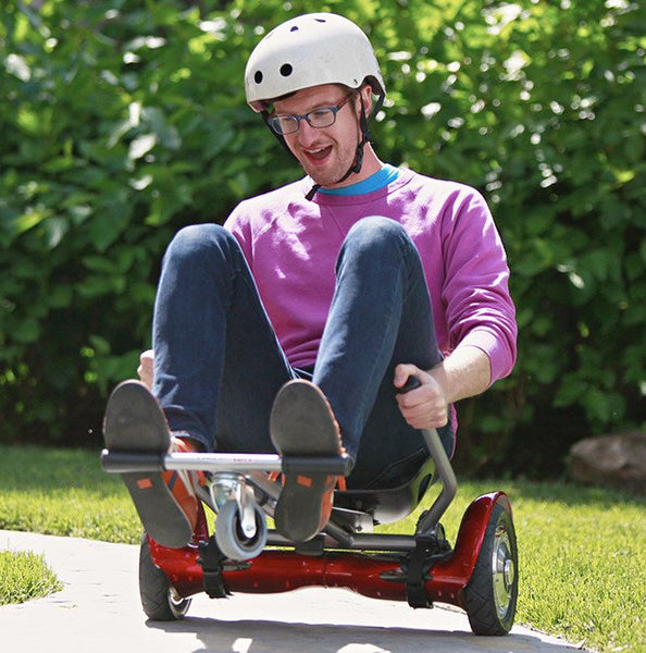 8" Kart Bundle - Blue Bluetooth Swegway + Hoverkart