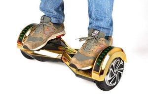 Gold 8" Chrome Swegway Hoverboard (Bluetooth)