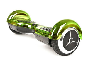 Green 6" Chrome Swegway Hoverboard (Bluetooth)