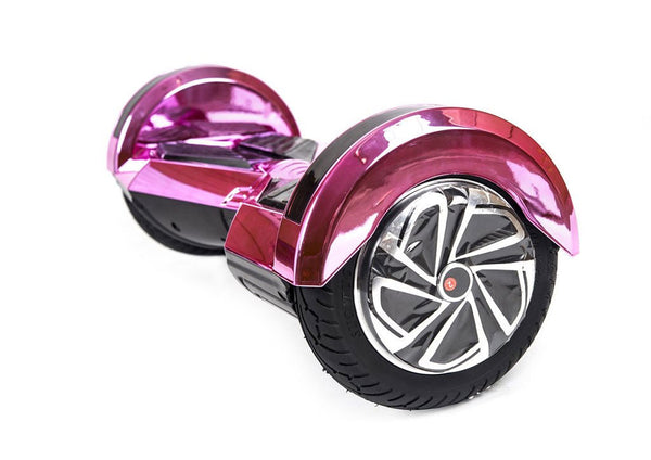 Pink 8" Chrome Swegway Hoverboard (Bluetooth)
