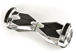 Silver 8" Chrome Swegway Hoverboard (Bluetooth)