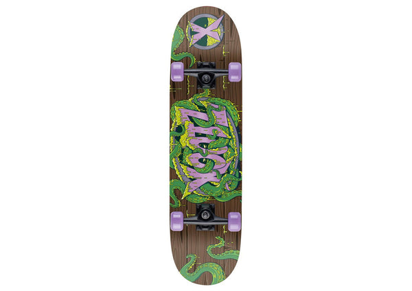 Tentacle Print Xootz Kids Double Kick Skateboard (31")