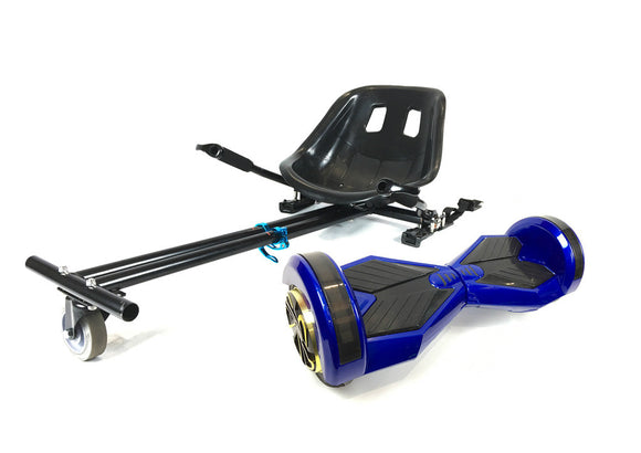 8" Kart Bundle - Blue Bluetooth Swegway + Hoverkart