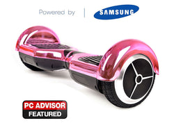 Pink 6" Chrome Swegway Hoverboard (Bluetooth)
